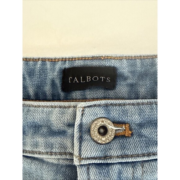 Talbots Modern Ankle Jeans  Embellished Amalfi Wash Size 16‎ - Picture 6 of 15